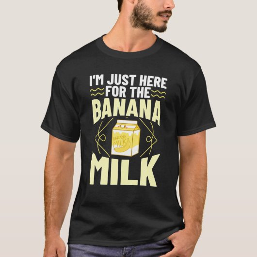 Banaanmelk Koreaanse gearomatiseerde chocolade T-shirt (Voorkant)