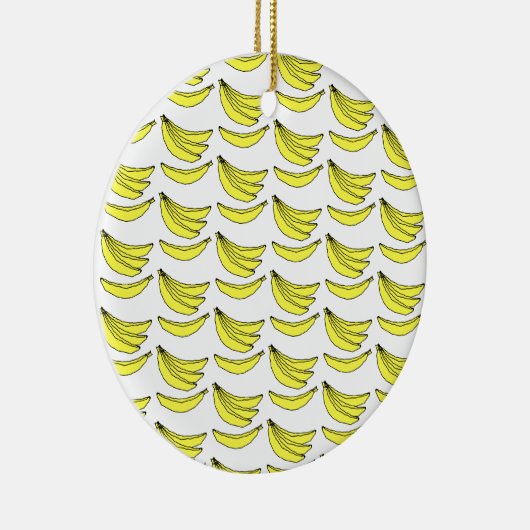 Banaanpatroon. Keramisch Ornament (Rechts)