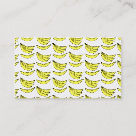 Banaanpatroon. Visitekaartje (Voorkant)