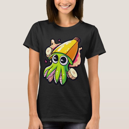 Banaanpijlinktvis T-shirt (Voorkant)