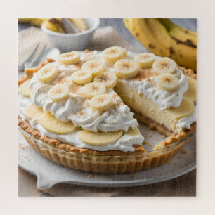 Banaanroomtaart Legpuzzel