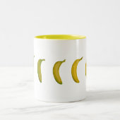 banaanskateboard tweekleurige koffiemok (Center)