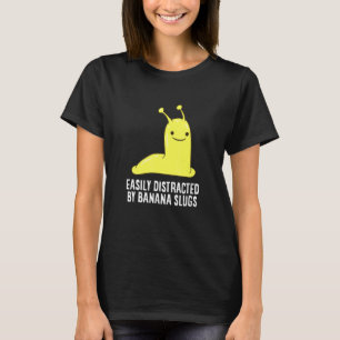 Banaanslug, gemakkelijk verstoord door bananenverk t-shirt
