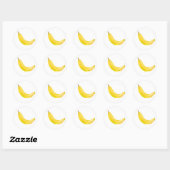 Banaanstekers Ronde Sticker (Vel)