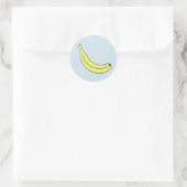 Banaanstekers Ronde Sticker (Tas)
