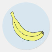 Banaanstekers Ronde Sticker (Voorkant)