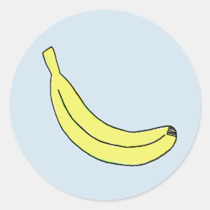 Banaanstekers Ronde Sticker