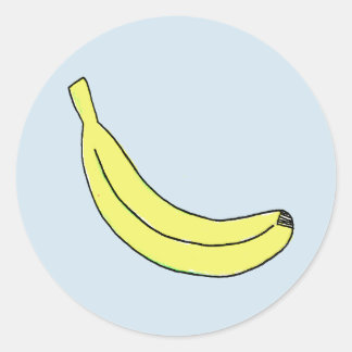 Banaanstekers Ronde Sticker