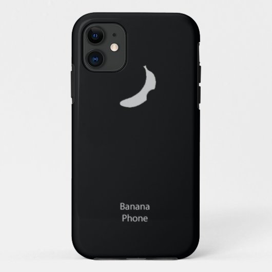 Banaantelefoon Iphone 5 hoesje (Achterkant)