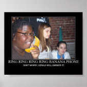 banaantelefoonring poster (Voorkant)