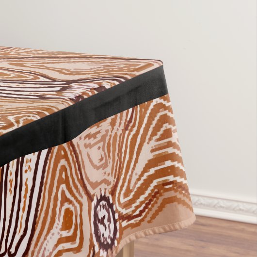 Banagan Goud Aboriginal Art Tafelkleed (Voorbeeld)