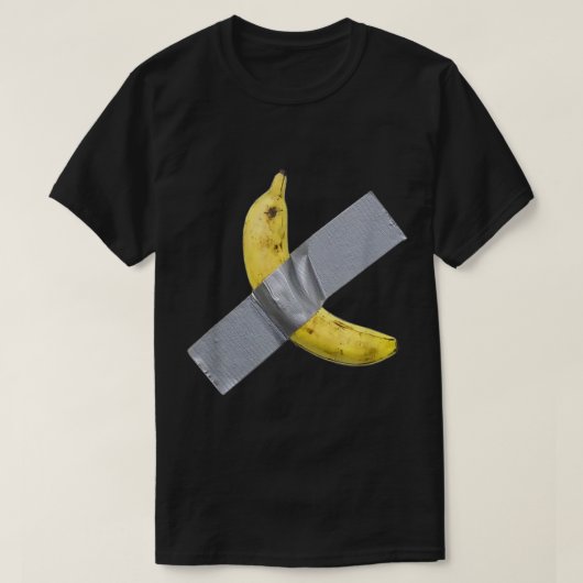 Banan Duct Tape Meme Kunstontwerp T-shirt (Design voorkant)