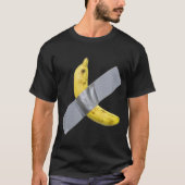Banan Duct Tape Meme Kunstontwerp T-shirt (Voorkant)