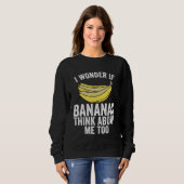 Banana Apparel Fruit  for A Banana Themed Party Trui (Voorkant volledig)