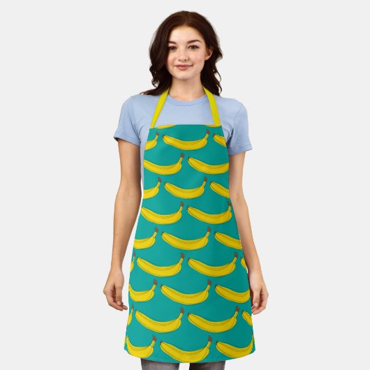 Banana Apron Schort (Gedragen)