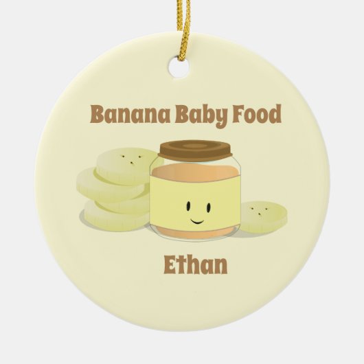 Banana Baby Food Cartoon | ORNAMENT (Voorkant)