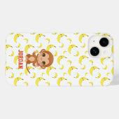 Banana Baby Monkey Happy Birthday Case-Mate iPhone Case (Achterkant (horizontaal))