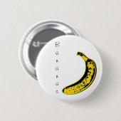 Banana badge ronde button 5,7 cm (Voorkant /achterkant)