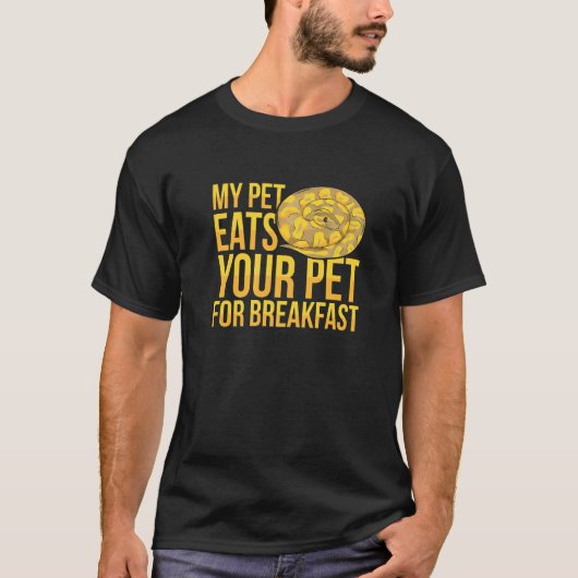 Banana Ball Python for a Ball python breeder  1 T-shirt (Voorkant)