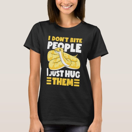 Banana Ball Python Ik haal geen mensen die ik alle T-shirt (Voorkant)