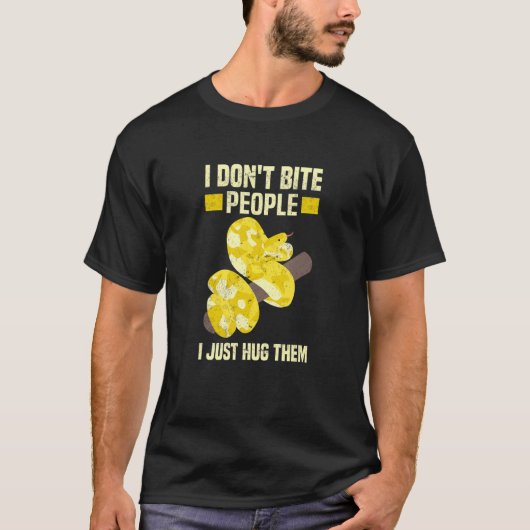 Banana Ball Python Snake Reptile 1 T-shirt (Voorkant)