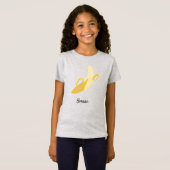 Banana Banaan Dutch Fruity Fun Food Art T-shirt (Voorkant volledig)