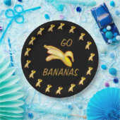 Banana Bananas Fruit Customize Food Party Graphics Papieren Bordje (Feest)