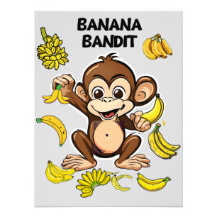 Banana Bandit Foto Afdruk