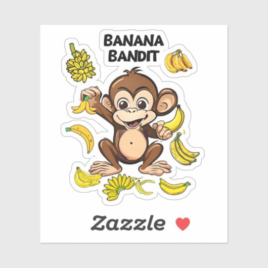 Banana Bandit Sticker (Vel)