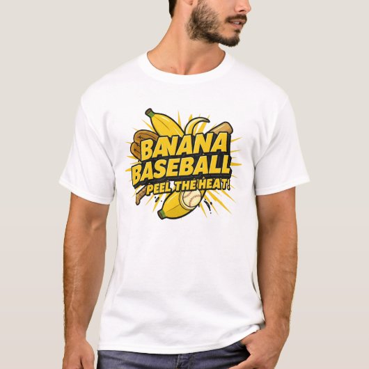 Banana Baseball: Peel The Heat. - Explosive Logo T T-shirt (Voorkant)