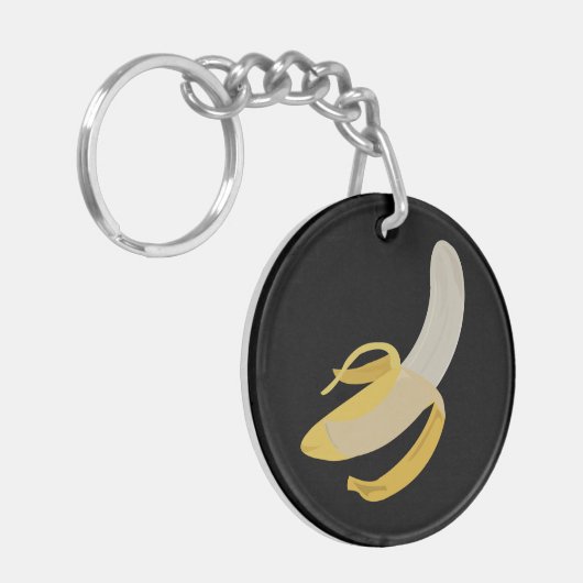 Banana bdd76Nana Double Sided Keyring Sleutelhanger (Voorkant Links)
