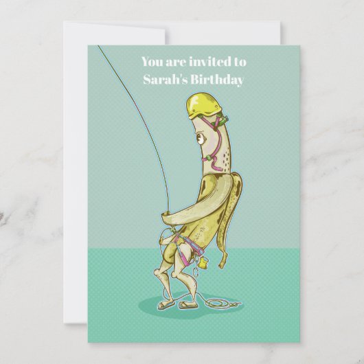 Banana Belay rotsklimmen Kaart (Voorkant)