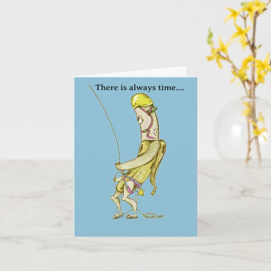 Banana Belay rotsklimmen Kaart (Gele Bloem)