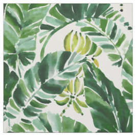 BANANA BELIEFT Tropisch Banana Leaf Pattern Stof