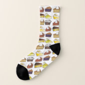 Banana Blueberry Key Limoen Pumpkin Boston Cream P Sokken (Links - buitenkant)