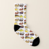 Banana Blueberry Key Limoen Pumpkin Boston Cream P Sokken (Rechts - buiten)