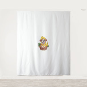 Banana Boxer - Grappige Fruithond Wandkleed