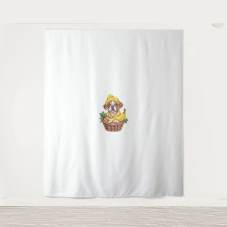 Banana Boxer - Grappige Fruithond Wandkleed