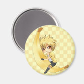 Banana Boy chibi Magneet (Voorkant / Achterkant)