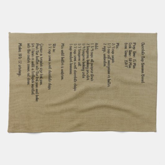 Banana Bread - Linen - Theedoek (Horizontaal)