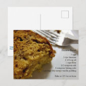 Banana Bread Recipe Briefkaart (Voorkant / Achterkant)