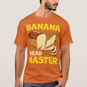 Banana Bread Recipe Chocolate Chip Nuts Vegan T-shirt