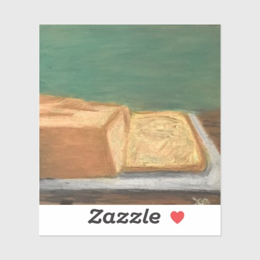 Banana Bread Sticker (Vel)