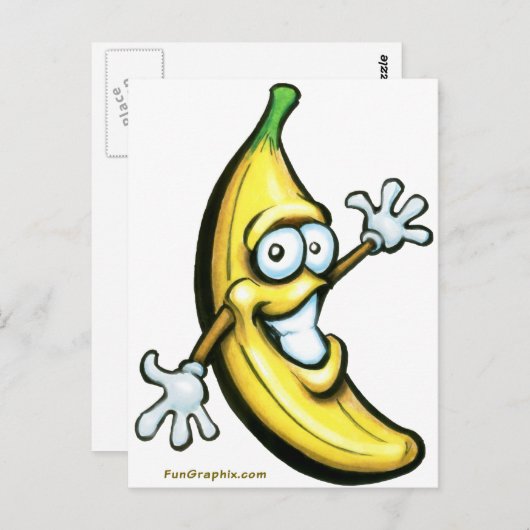 Banana Briefkaart (Voorkant / Achterkant)