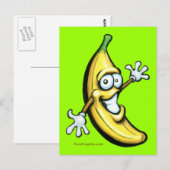 Banana Briefkaart (Voorkant / Achterkant)