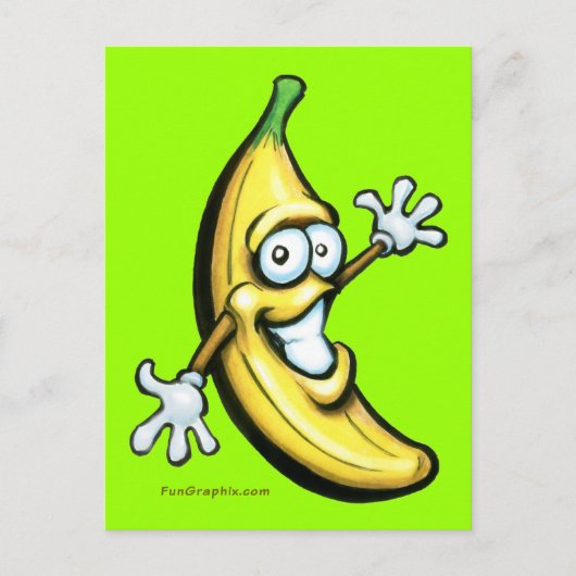 Banana Briefkaart (Voorkant)