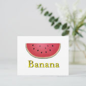 Banana Briefkaart (Staand voorkant)