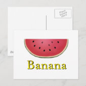 Banana Briefkaart (Voorkant / Achterkant)