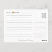 Banana Brood Recipe Briefkaart (Achterkant)