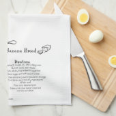 Banana Brood Recipe Theedoek (Quarter Fold)